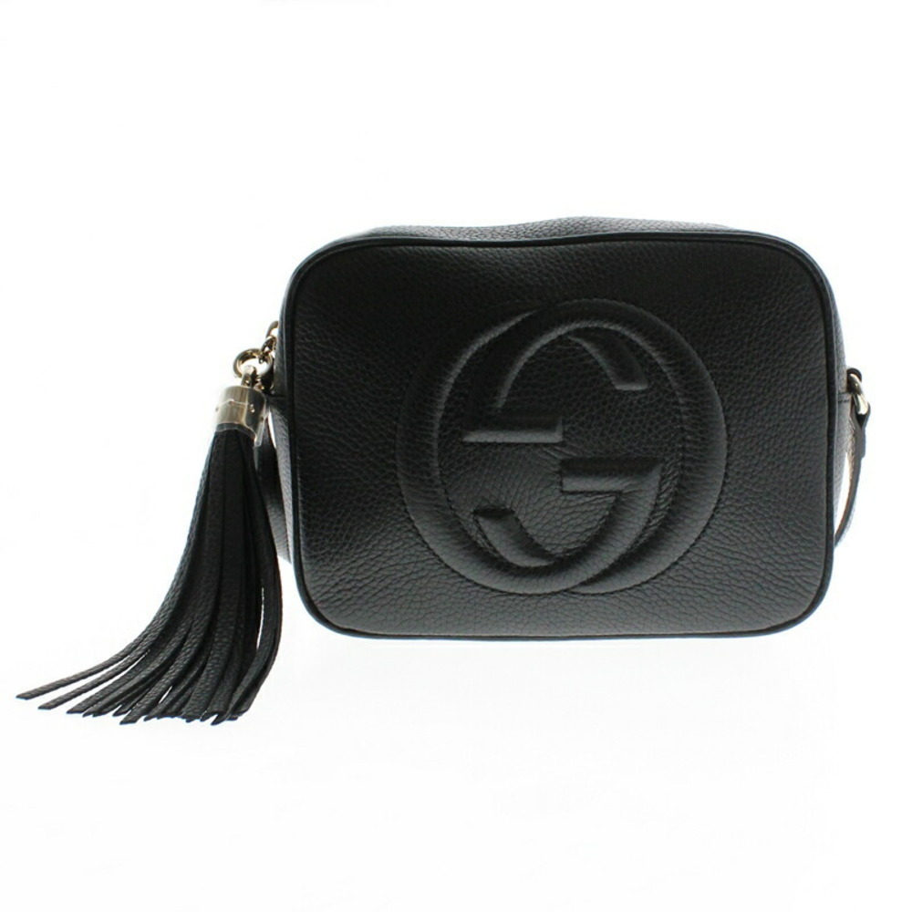 Gucci Disco Bag Leather Black SOHO Calf